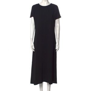 The Row Crew Neck Black Long Dress NWT